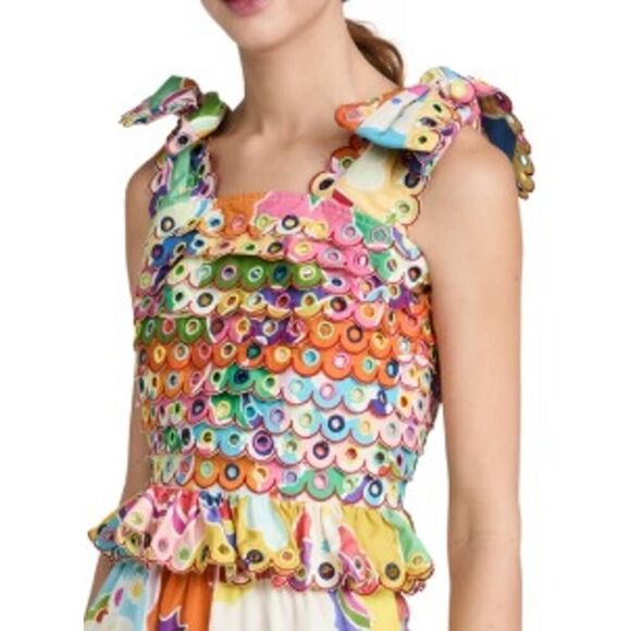 CeliaB Colorful Maia Top in Multi Sz. XS - Picture 4 of 11